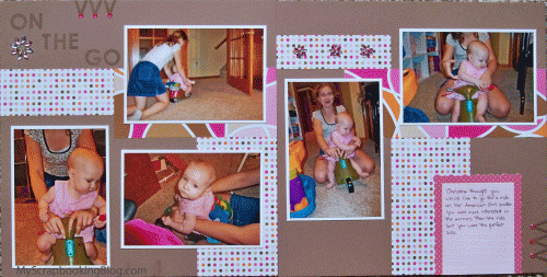 On The Go Layout by Wendy Kessler