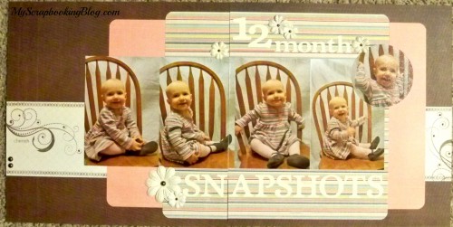 12mo Snapshots Layout by Wendy Kessler