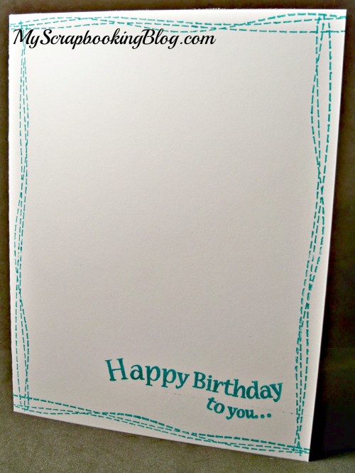 Simple Birthday card by Wendy Kessler