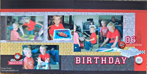 Birthday Layout by Wendy Kessler