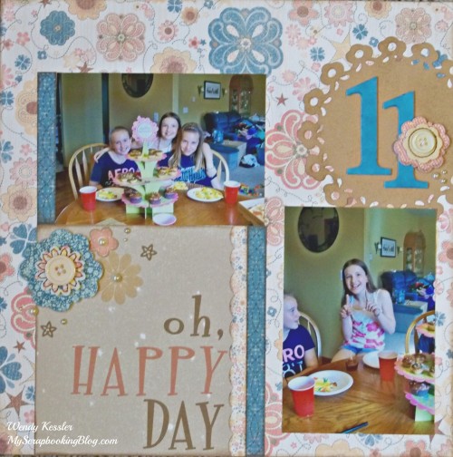 Oh Happy Day 11 Layout by Wendy Kessler