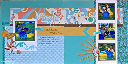 Making' Waves Layout by Wendy Kessler