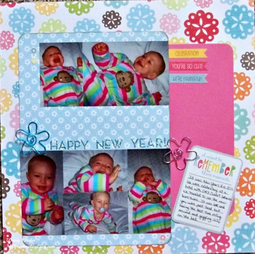 Happy New Year Layout by Wendy Kessler