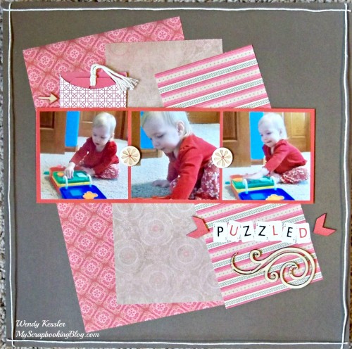 Puzzled Layout by Wendy Kessler