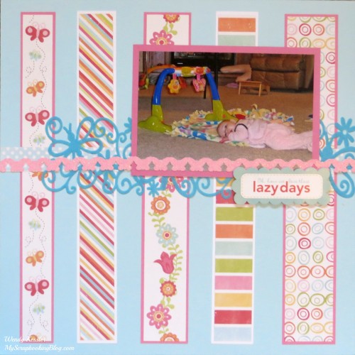 Lazy Days Layout by Wendy Kessler