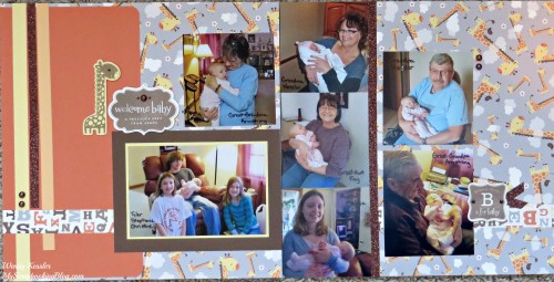 Welcome Baby Layout by Wendy Kessler