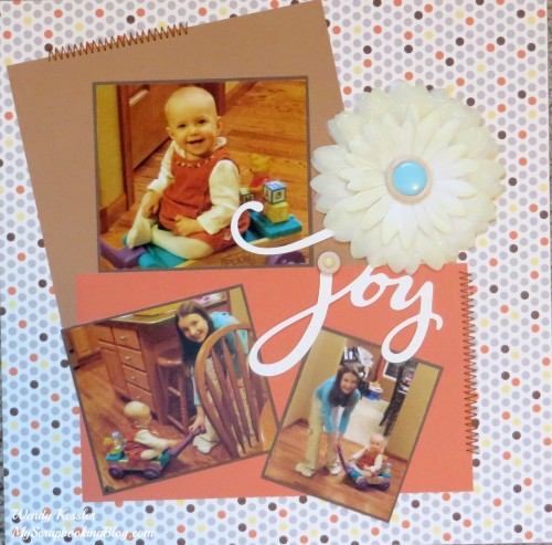 Joy Layout by Wendy Kessler
