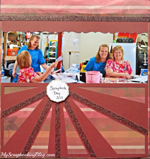 Scrapbook Day Layout by Wendy Kessler