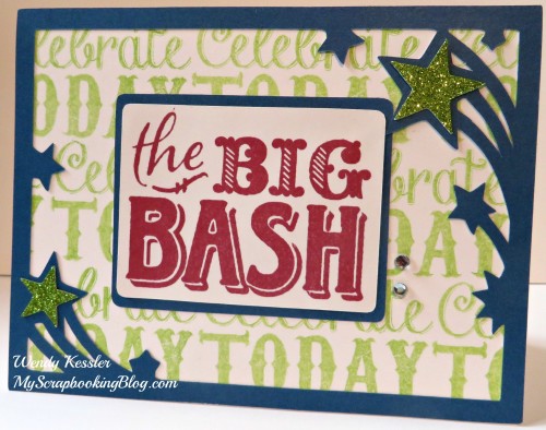 Big Bash card by Wendy Kessler