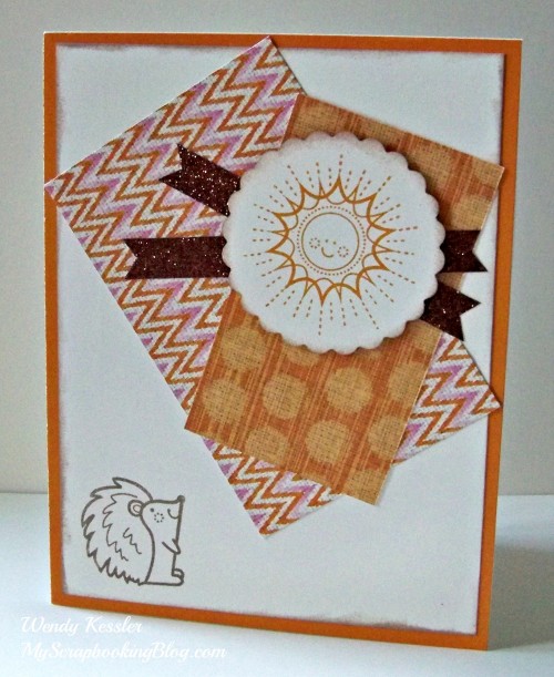 Squirrel & Sun Card by Wendy Kessler