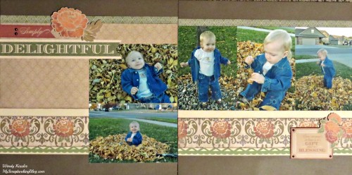 Simply Delightful Fall Layout by Wendy Kessler