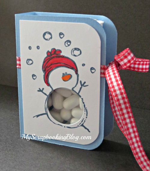 TicTac Snowman Container by Wendy Kessler