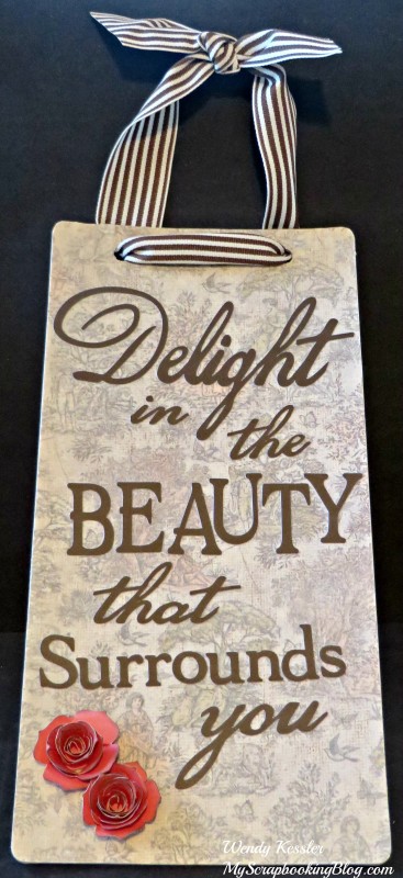 Beauty Wall Hanging by Wendy Kessler