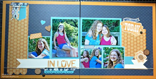 In Love with Today Layout by Wendy Kessler