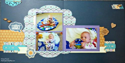 So Lucky Layout by Wendy Kessler