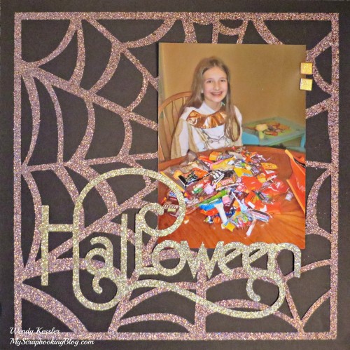 Halloween Layout by Wendy Kessler