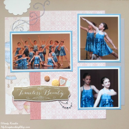 Timeless Beauty Layout by Wendy Kessler