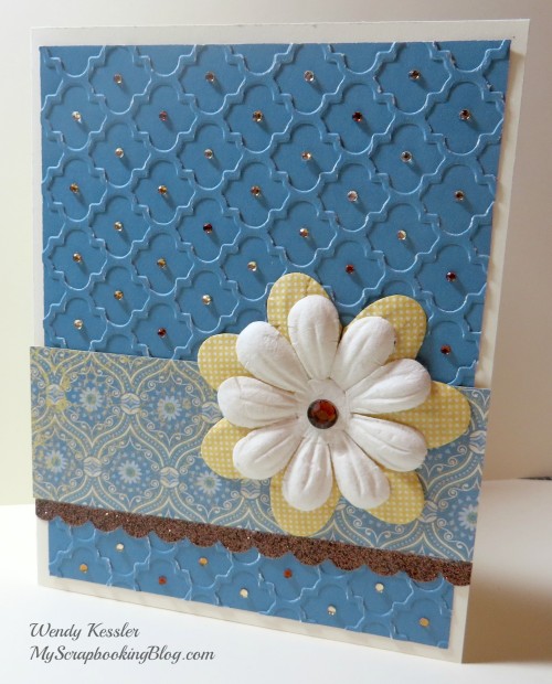 Embossed Card by Wendy Kessler