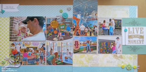 Live in the Moment layout by Wendy Kessler