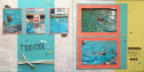 Too Cool Swim Layout by Wendy Kessler