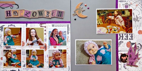 Halloween Layout by Wendy Kessler