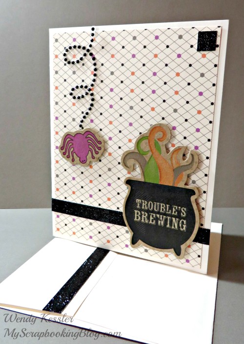 Trouble's Brewing Card by Wendy Kessler