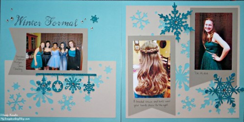 Winter Formal Layout by Wendy Kessler