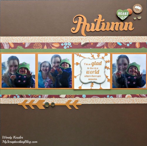 Autumn Layout by Wendy Kessler