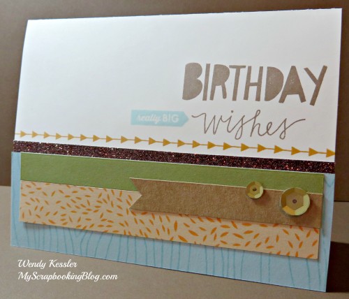 Birthday Wishes Card by Wendy Kessler