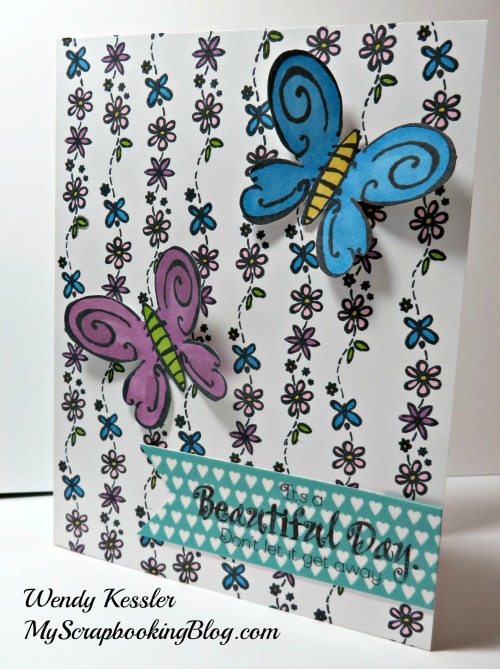 Beautiful Day Card by Wendy Kessler