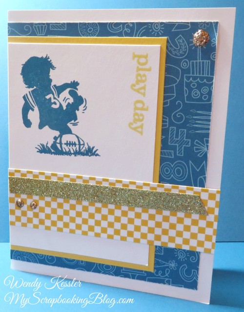 Playday Boy Card by Wendy Kessler