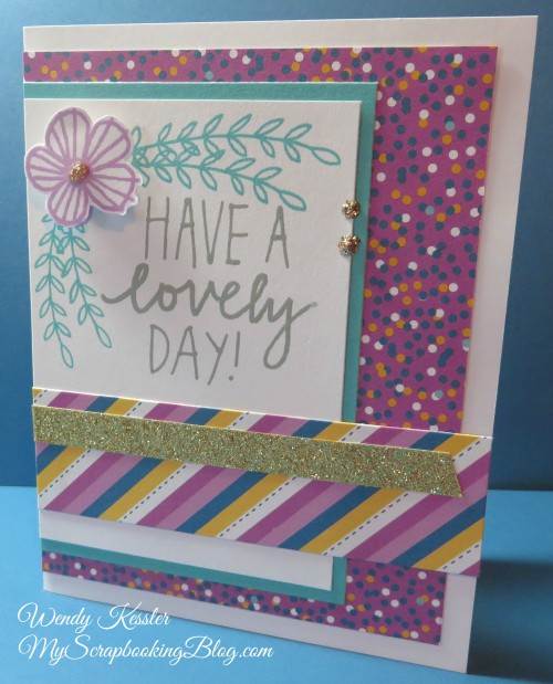 Lovely Day Card by Wendy Kessler