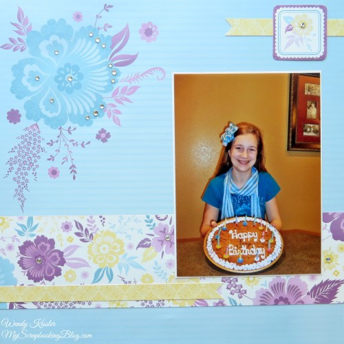 Birthday Layout by Wendy Kessler