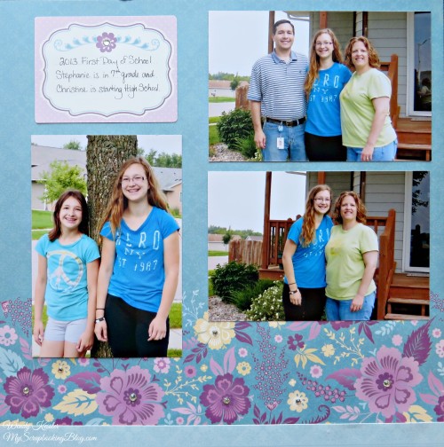 First Day of School Layout by Wendy Kessler