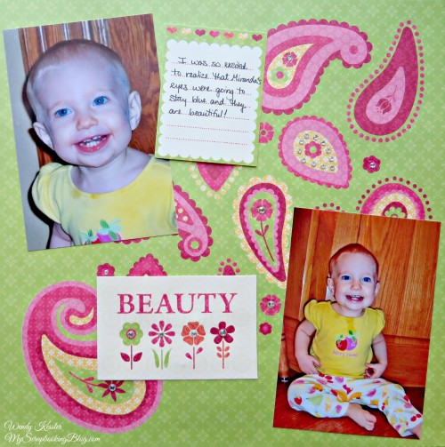 Beauty Layout by Wendy Kessler