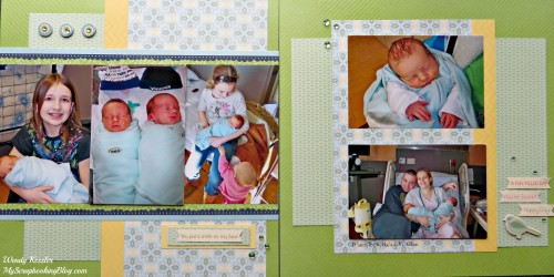 Baby Layout by Wendy Kessler