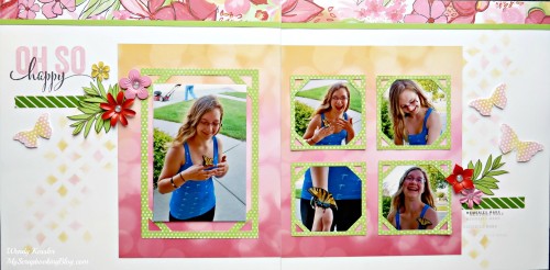 Oh So Happy Layout by Wendy Kessler