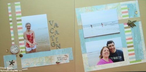 Vacation Layout by Wendy Kessler