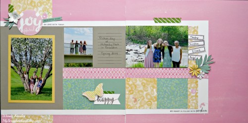 Joy Captured Layout by Wendy Kessler