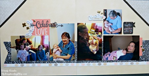 Celebrate Love Layout by Wendy Kessler