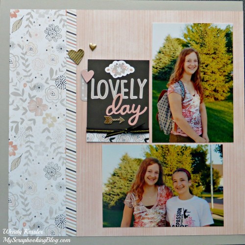 Lovely Day Layout by Wendy Kessler