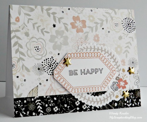 Be Happy Card by Wendy Kessler