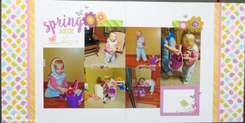 Spring/Easter Layout by Wendy Kessler