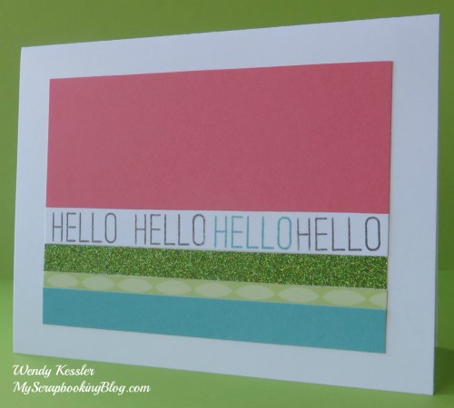 Hello Card by Wendy Kessler