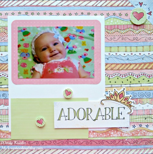 Adorable Layout by Wendy Kessler