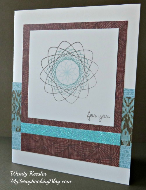 Dizzy Circles Card by Wendy Kessler