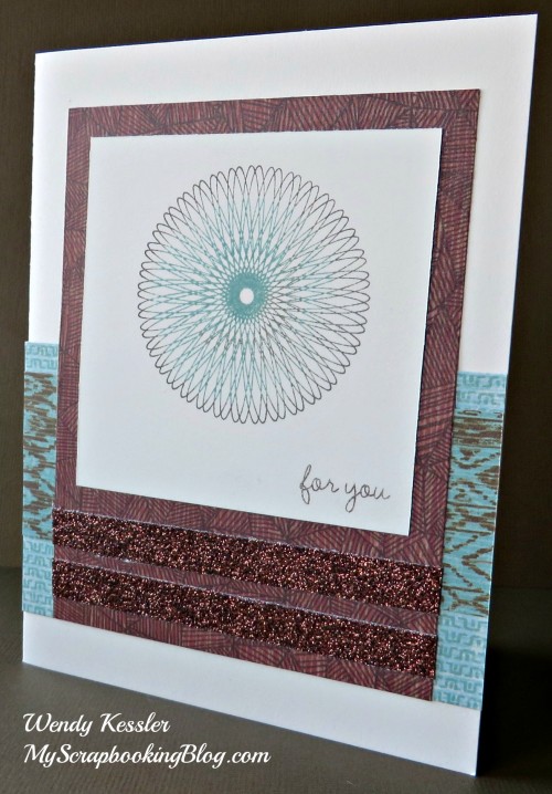 Dizzy Circles Card by Wendy Kessler