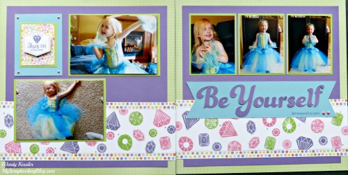 Be Yourself Layout by Wendy Kessler
