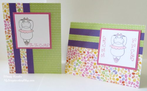 Hippo Ballet Cards by Wendy Kessler