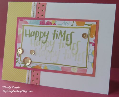 Happy Times Card